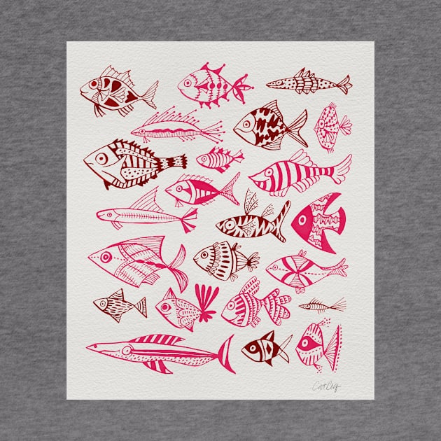 fish inkings pink gold by CatCoq